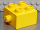 Duplo Brick 2 x 2 Pin on Side in Yellow