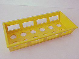 Duplo Wagon Body with Sides in Yellow