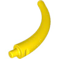 Animal Body Part / Plant, Tail / Claw / Horn / Branch / Tentacle, End Section in Yellow