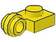 Plate Special 1 x 1 with Clip Light, Bar Hole [Thin Ring] in Yellow