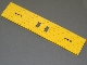 Vehicle Base, Train 6 x 28 with Two 1 x 2 Openings [3 Round Holes Each End] in Yellow