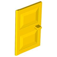 Door 1 x 4 x 5 in Yellow
