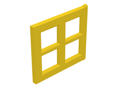 Window 2 x 4 x 3 Pane in Yellow