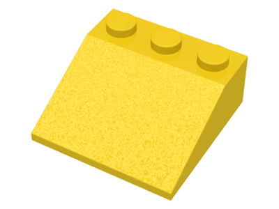 Brick Sloped 33° 3 x 3 in Yellow