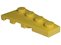 Wedge Plate 4 x 2 Right in Yellow