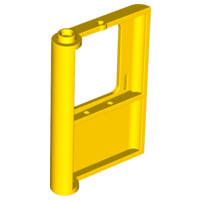 Door 1 x 4 x 5 Train Right in Yellow