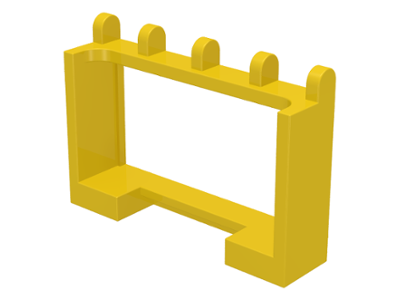 Hinge Vehicle Roof Holder 1 x 4 x 2 in Yellow
