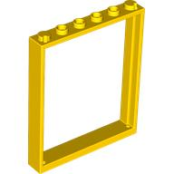 Door Frame 1 x 6 x 6 in Yellow