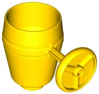 Duplo Cement Mixer Drum on Stand (Dizzy) in Yellow