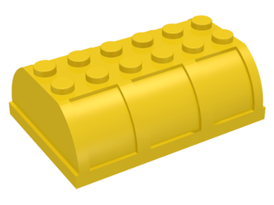 Trunk / Chest Lid 4 x 6 x 1 2/3 in Yellow