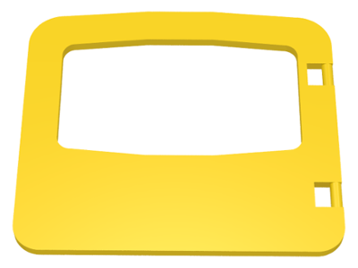 Duplo Door / Window in Yellow