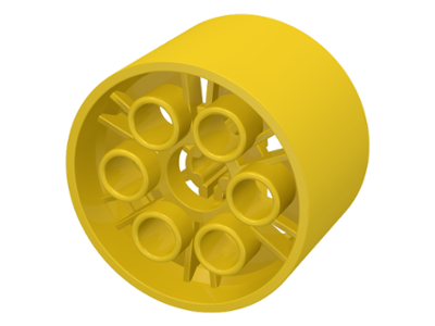 Wheel 20 x 30 Technic in Yellow