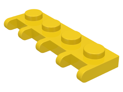 Hinge Vehicle Roof Holder 1 x 4 in Yellow