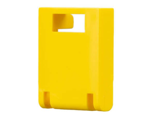 Box 2 x 2 x 2 Door with Slot in Yellow