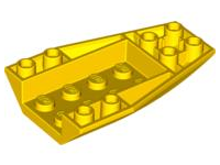 Brick Wedged, Curved Inverted 6 x 4 in Yellow
