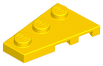 Wedge Plate 3 x 2 Left in Yellow