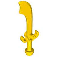 Weapon Sword / Scimitar in Yellow