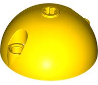Technic Panel Dome 5 x 5 with Pin Holes in Yellow