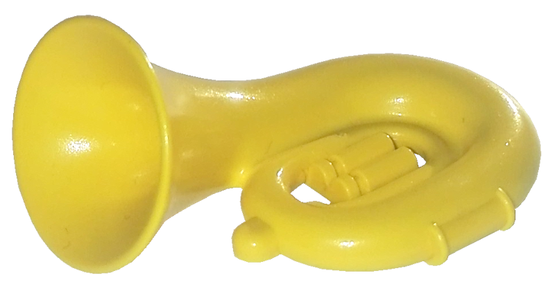 Fabuland, Musical Instrument Tuba / Horn in Yellow