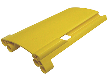 Technic Panel Fairing #21 Large Long, Small Hole, Side B in Yellow