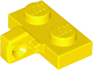 Hinge Plate 1 x 2 Locking with 1 Finger on Side, without Groove in Yellow