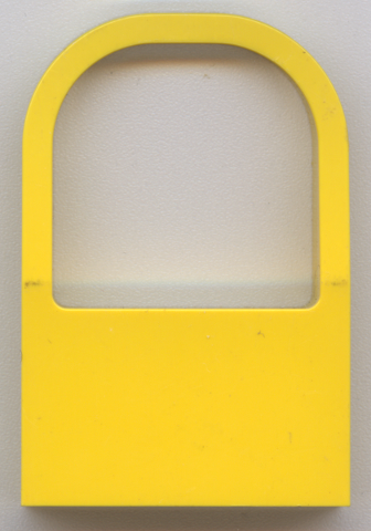 Windowscreen 1 x 4 x 5 Curved Top in Yellow