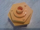 Duplo Weight Hexagonal with 1 stud in Yellow
