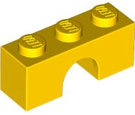 Brick Arch 1 x 3 in Yellow