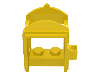 Animal / Creature Accessory, Saddle [One Clip] in Yellow