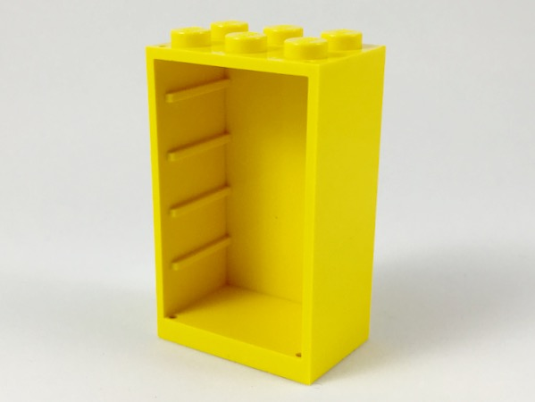 Cupboard 2 x 3 x 4 in Yellow