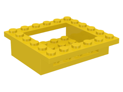 Cockpit 6 x 6 x 1 Cabin Base in Yellow