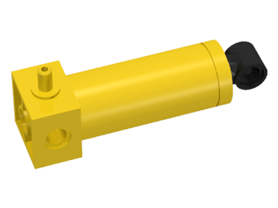 Pneumatic Cylinder with 1 Inlet Medium (48mm) in Yellow