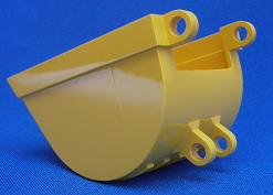 Technic Digger Bucket 8 x 6 in Yellow