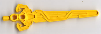Large Figure Weapon Sword, Rascus (Series 1) in Yellow