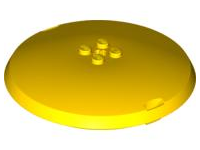 Pod, Top Cap 9 x 9 x 1 1/3 X-Pod in Yellow