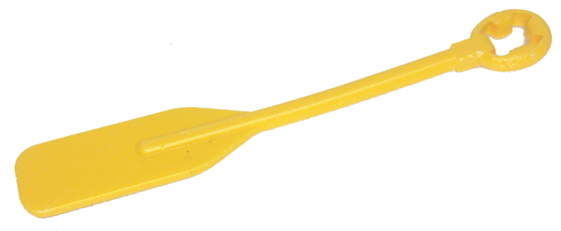 Fabuland, Equipment Paddle / Oar with Ring Handle in Yellow