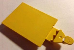 Duplo Door, Top Sliding for Building 6 x 16 x 6 in Yellow