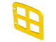Duplo Door / Window with Four Panes in Yellow