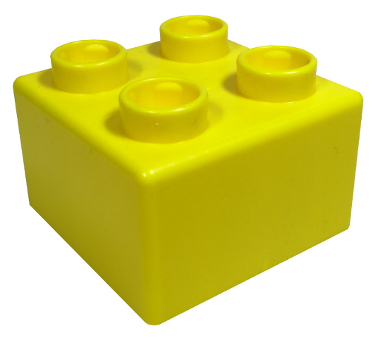 Quatro Brick 2 x 2 in Yellow
