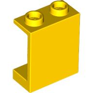 Panel 1 x 2 x 2 [Hollow Studs] in Yellow