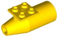Engine Smooth Large [2 x 2 Thin Top Plate] in Yellow