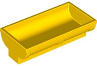 Duplo Horse Trough 2 x 4 x 2 in Yellow