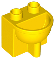 Duplo Bathroom Sink in Yellow