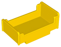 Duplo Bed 3 x 5 x 1 2/3 in Yellow