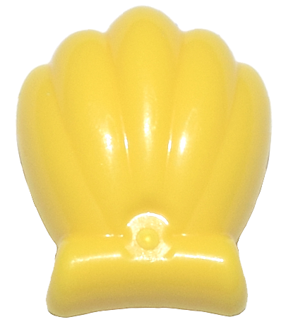 Animal, Sea Life Set, Clam Shell Small in Yellow