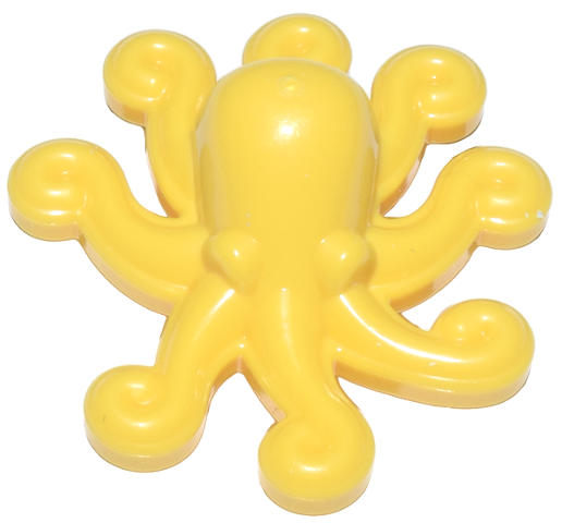 Animal, Sea Life Set, Seahorse with Bar in Yellow