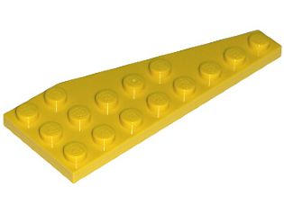 Wedge Plate 8 x 3, 22° Left in Yellow