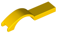 Wheel Arch, Mudguard 1 x 4 1/2 in Yellow