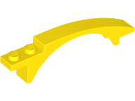 Brick Arch 8 x 1 x 1 2/3 Curved in Yellow