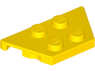 Wedge Plate 2 x 4 in Yellow